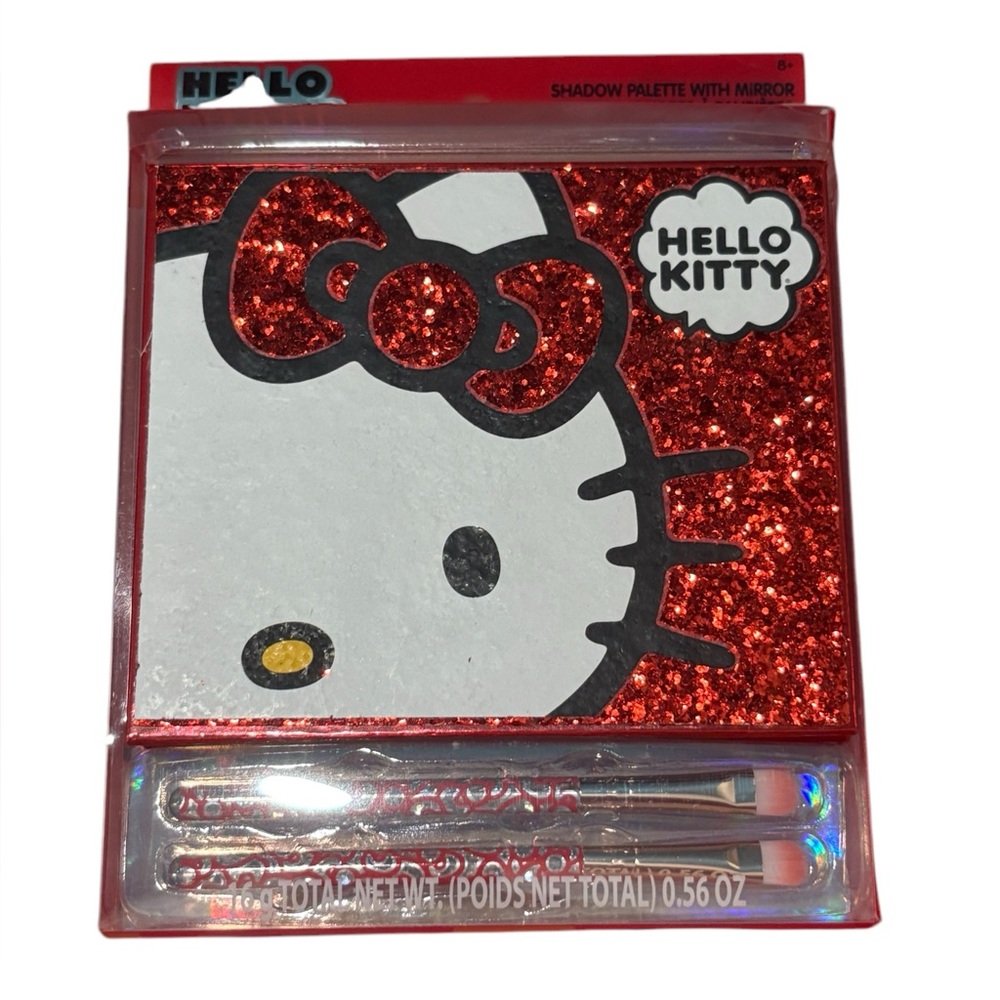 Hello Kitty & Friends Red Glitter Eye Shadow Palette